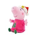 Original Peppa Pig Christmas set Kawaii Preschool Children Anime Plush Stuffed Doll Collect Baby Christmas Toys for Kids Gifts. 