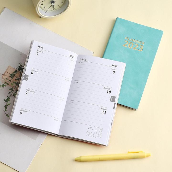 Notebook 2023 Agenda Planner Note Book A6 Diario Notebooks Diary Pocket diary daily planner