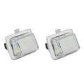 2Pcs Car License Plate Light for Mercedes-Benz W204/W212/W216/W221/W207 18 Led White Rear License Tag Lights. 