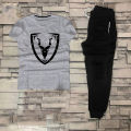 MARKHOR Tracksuit for Men printed half Sleeve T-Shirt & Trouser for Summer Collection Elegant Trendy Wear. 
