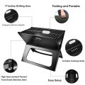 X TYPE FOLDABLE PORTABLE Barbecue Grill, BBQ / BAR B Q Portable Grill WITH COOKING PLATE. 