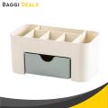 Plastic Makeup Organizer Make Up Brush Storage Box with Drawer Storage Case. 