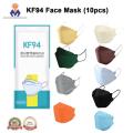 KF94 korean mask 10 pcs non-woven protection filter KN94 Anti viral mask korea no.1 face mask. 