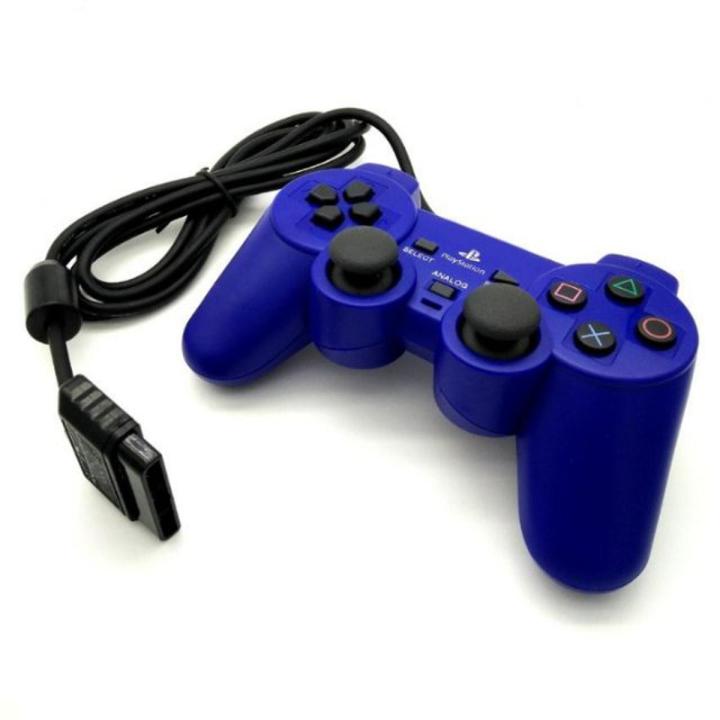 PlayStation 2 Dualshock Controller Black - PS2 - Playstation 2 blue
