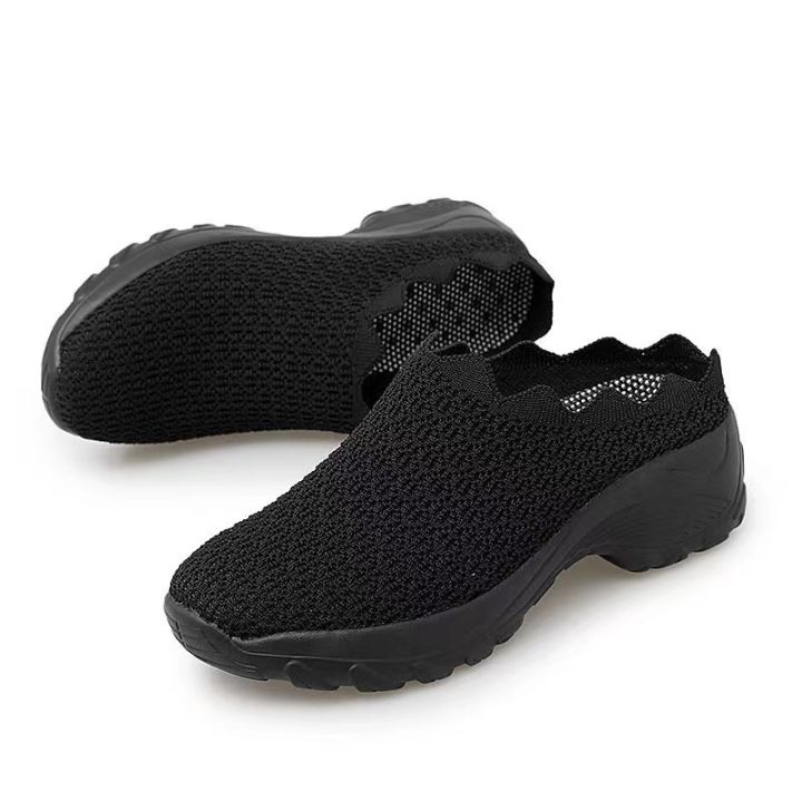 Slip%20On%20Half%20For%20Boat%20Ladies%20Korean%20Flat%20Shoes%20women's%20fly%20woven%20breathable%20mesh%20shoes%20for%20Women%20Sneakers%20-%20Image%205