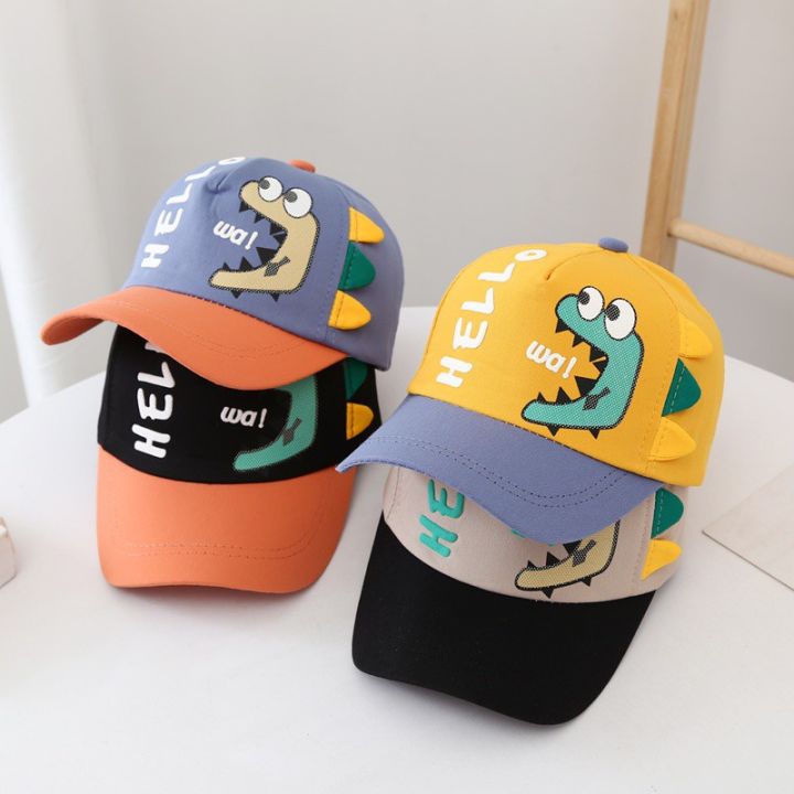 2021 Trend Baby Hat Sumbrero New Dinosaur Print Baseball Cap Takip