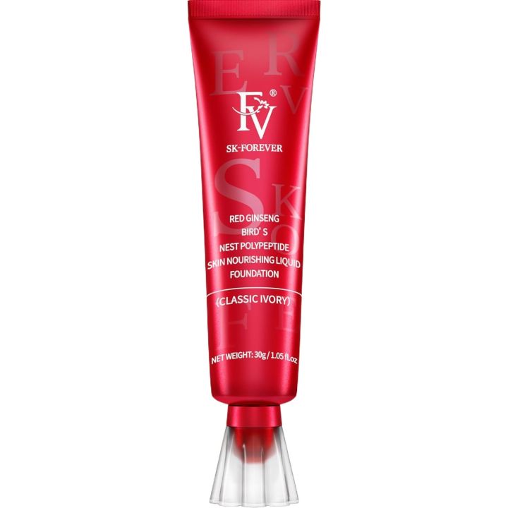 FV Waterproof Liquid Foundation - Matte Oil Free Foundation Medium Coverage & Lightweight Foundation Makeup For Oily and Normal Skin - Longwear Flawless Face Foundation With Conceal Pore