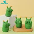 Green Home Eye-Popping Toy TPR Eye-Popping Vegetable Worm Doll Decompression Toy. 