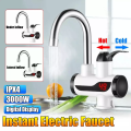 Hot Water Tap Instant Heating Electric Water Heater Faucet, instant electric water heater tap, instant electric geyser, Electric Water Tap, Water Heater, Digital Display with Shower Head for kitchen and bathroom, Water Geezer,. 