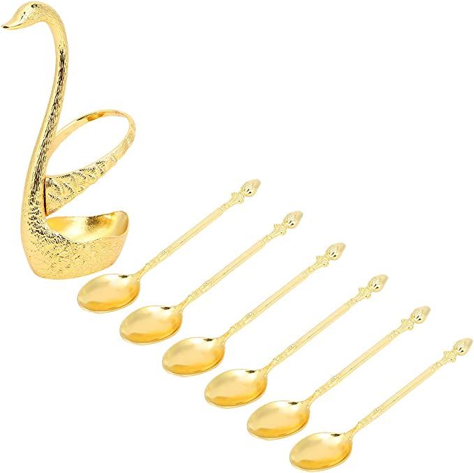 Spoon,%20Espresso%20Spoon,%20Mini%20Coffee%20Spoon,%20Small%20Spoons%20for%20Dessert%20Set%20of%206%20with%20Swan%20Holder%20for%20Tableware%20for%20Wedding%20Tableware,%20Family%20Kitchens,%20Milk%20Tea%20Shops,%20Cafeterias%20-%20Image%208