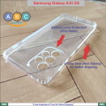 Samsung Galaxy A33 (5G) Case, Soft TPU Ultra-Clear with Dust Plugs (NO Corner Bumpers) Back Cover for A33, SamsungA33. 