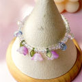 Popular Women Flower Bead Bracelet Female INS Temperament All Match Flower Bracelet Girl Bracelet Jewelry Gift New. 