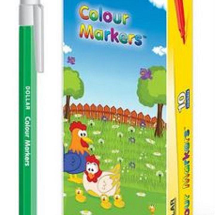 Small  Colour Marker Round Tip - Green
