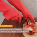 Rubber Gloves Long Sleeve for Washing Purpose. 
