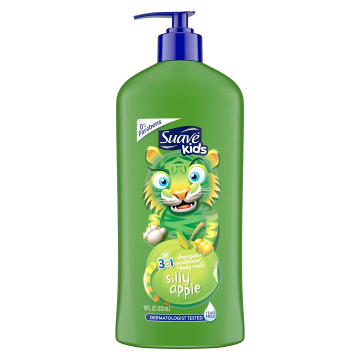 Suave%20Kids%20Silly%20Apple%20Three%20In%20One%20%7C%20Three%20in%20one%20shampoo%20conditioner%20body%20wash%20%7C%2018oz%20-%20Image%202