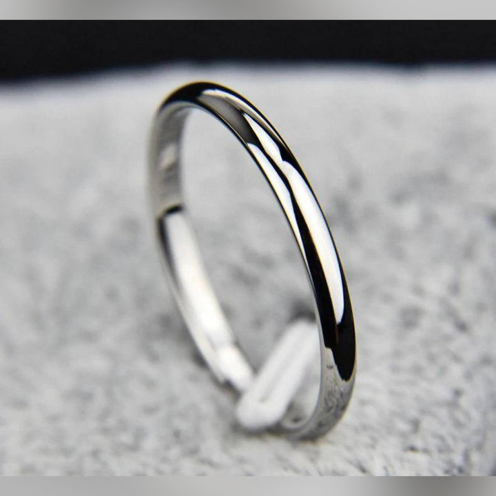 Silver Ring Platinum Ring Price For Female Wedding Band Women