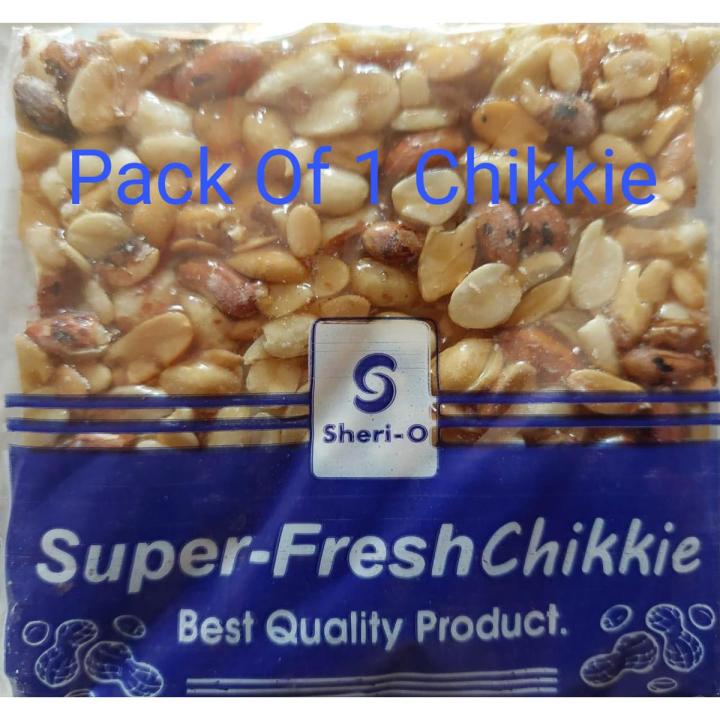 Peanuts Chikkie / Super Fresh Chikkie /  40 Grams Pack / 1 Piece Chikkie