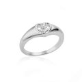 Hollow Heart Sunflower Rings For Women Vintage Gold Plated Stainless Steel Ring Wedding Couple Rings Aesthetic Jewelry Bague. 