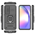 For Samsung Galaxy A55 5G Case With Slide Camera Cover Built in 360° Rotate Ring Stand Kickstand Full-Body Rugged Shockproof Protective Phone Cover. 