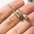 Mehndi Injection Pen With 1 Injection And 2 Needles Size 17g And 18g calligraphy Cut Shape Best For Creating Beautiful Mehndi Designs , Liquid Henna Mehndi Pen. 