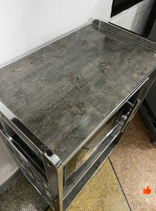 Wooden%20Microwave%20Stand%20Kitchen%20Rack%20Utility%20Storage%20Shelf%20Rack%20Organizer%20%20Adjustable%20-%20Image%204