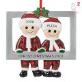 Christmas Tree Ornament 2020 Quarantine Family Xmas Decoration Customized Family Members Name DIY Gift. 
