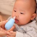 New Baby Silicone Toddler Nasal Aspirator Safe Nose Cleaner Snot Pump. 
