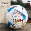 AL RIHLA FOOTBALL SOCCER MATCH BALL THERMAL BONDED - MACHINE BONDED BALL - STANDARD SIZE 5 FOR ADULT FOOTBALL TRAINING AND PRACTICE BY BEYNAAM ONLINE STORE. 