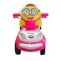 Little Star Minion Face Ride On Car With Under Seat Extra Storage, Push Car For Toddlers With Melody Horn, Flash Light & Headlight Steering Toys, Baby Cartoon Car Four Wheel Buggy, Fun Play Toy & Development, Outdoor & Indoor, Garden For Girls Boys & Kids. 