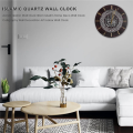 Acrylic Islamic Wall Clock 30cm Muslim Wall Clock(Silver). 