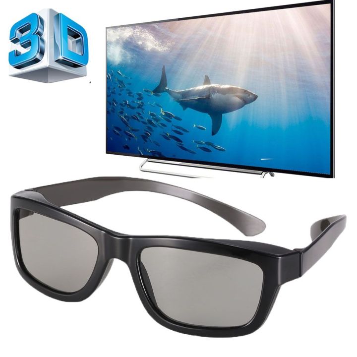 Circular%20Polarized%20TV%20Projector%20Film%20Home%20Theater%20Cinema%20Plastic%20Dimensional%20Anaglyph%203D%20Vision%20Movie%20Glasses%203D%20Glasses%20-%20Image%202