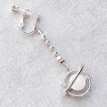 Anime Mashle: Magic and Muscles Cosplay Lance Crown Jewelry Eardrop Pendant Alloy Ear Clips Stud Earring Dangler Accessories. 