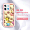 FELMYST Case For Infinix Smart 7 Hot INS Cute Stars Candy Phone Casing Shockproof Soft Back Cover for Girl. 