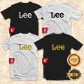 LEE T-Shirt Men Women Soft Cotton Fashion Clothing Clothe Kaos Baju Tshirt Lelaki Perempuan Streetwear Sleeve Neck Casual Tee Tops Apparel Idean Style S136. 