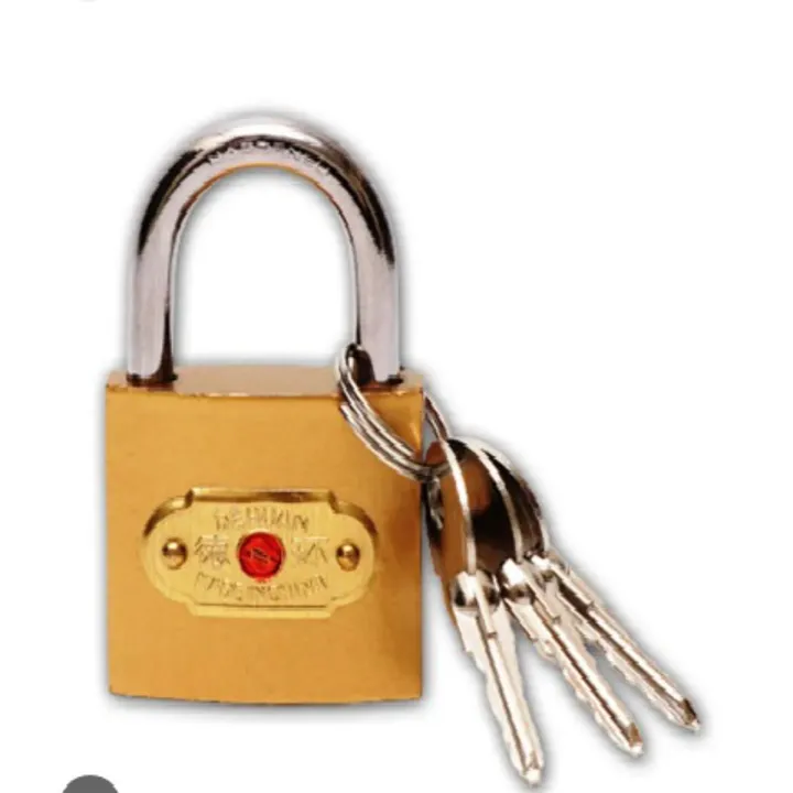 China Lock Pad lock Door Lock Gate Lock Window LOck Car Lock Padlock For Door Top Security In Gold Color
