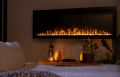 Electric Fireplace Black - Artifical Fireplace 48x18. 