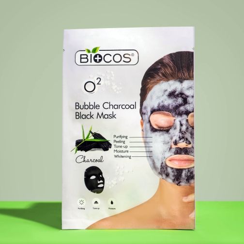 Bubble Charcoal Black Mask