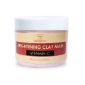Face Mask | Clay Mask | VItamin C 10% | BRIGHTENING CLAY MASK | VITAMIN C | 200G | MZ SKINCARE. 