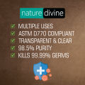 1000 ml (1 Litre) Nature Divine 98.5% Isopropyl Alcohol, IPA Rubbing Alcohol, Hand Rub and General Purpose Antiseptic Disinfectant. 