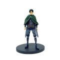 Anime Attack on Titan Action Figure Levi Ackerman Mikasa Ackerman Eren Yeager Movable Assemble Figurine Model Toy Gift For Kids. 