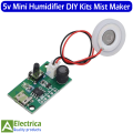 5v USB Mini Humidifier DIY Kits & 24V Ultrasonic Humidifier Mist Maker Fogger Nebulizer Water Fountain Pond Atomizer Head Air Humidifier by Electrica. 