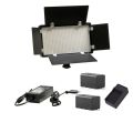 220V LED-U600+ Video LED LIGHT 600 LEDs Video Camera Light Bi-color Temperature Adjustable Photography DSLR Photo Video Light for Canon Nikon 40W. 