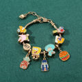 Spongebob Squarepants Charms Bracelet Y2k Femme Jewelry Accessories With Squidward Tentacles Patrick Star Bff Bracelet Spongebob. 