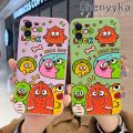 chenyyka For vivo V19(Indonesia) V19 Neo Case Cartoon Cute Monster Pattern Creative Thin New Design Phone Case Square Edge Protection Softcase Silicone Casing Cover Shockproof Cases. 