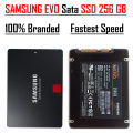 256 GB Sata SSD Samsung EVO or Simple Samsung - 250GB Samsung Sata SSD Solid State Drive - SAMSUNG Sata SSD 256gb branded System Pulled - branded sata system ssd drive. 