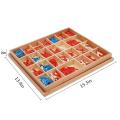 Montessori Wooden Movable Alphabet with Box for Kids Spelling and Learning (Red & Blue). 