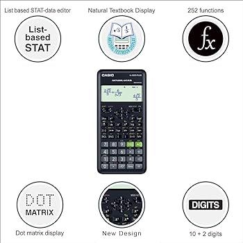 CASIO FX-991ES Plus 2nd Edition Scientific Calculator With All 417 Functions in one Calculator