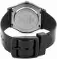 LG waterproof simple black silicone strap round shape male wrist watch. 