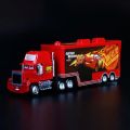 【Simple 3C】Disney Pixar Cars 3 Lightning Mcqueen Jacson Storm Diecast Mack Truck  Car Toy Car for Boys. 