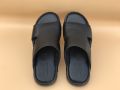 Leather Slipper For Men - Color Black. 